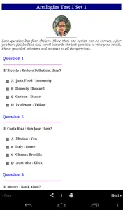 Analogies - 1(Aptitude Quiz) screenshot 5