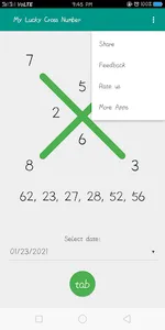 My Lucky Cross Number screenshot 2