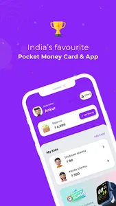 Junio: Pocket Money Card & App screenshot 0