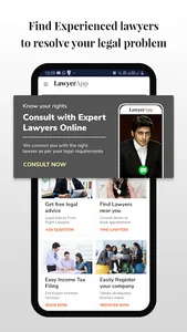 LawyerApp: Find Lawyers & Cons screenshot 1