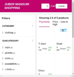 Juber Mansuri Shopping screenshot 0