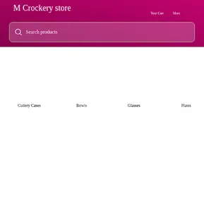 M Crockery Store screenshot 0