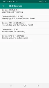 BEd Syllabus screenshot 1