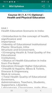 BEd Syllabus screenshot 5