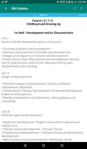 BEd Syllabus screenshot 6
