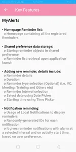 MyAlerts screenshot 2