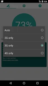 4G, 3G & 2G Only Modes for Hua screenshot 1