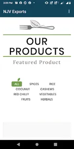 NJV Exports screenshot 2