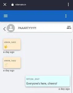 RideMate screenshot 1