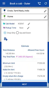 Saravana Track Call Taxi screenshot 4