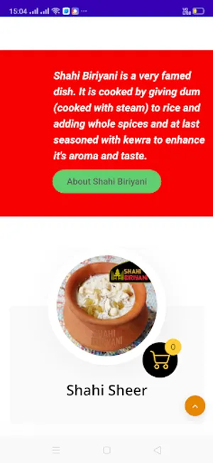 Shahi Biriyani screenshot 3