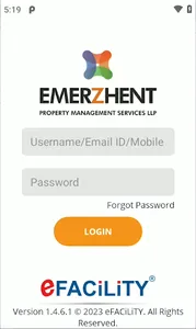 Emerzhent-eFACiLiTY Smart App screenshot 1