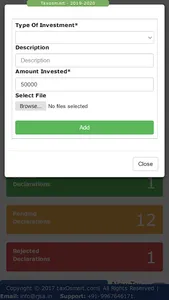 Investment Proof Verification screenshot 2