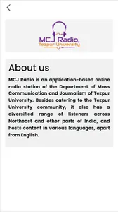 MCJ Radio screenshot 1