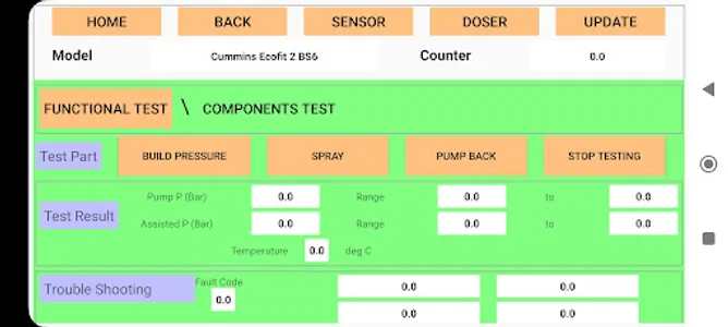 Urea Doser Tester WIFI screenshot 2