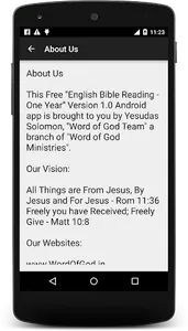 English Bible Reading One Year screenshot 1