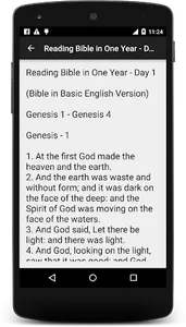 English Bible Reading One Year screenshot 2
