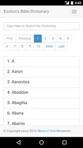 Easton's Bible Dictionary Free screenshot 0