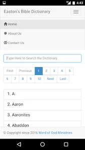 Easton's Bible Dictionary Free screenshot 3