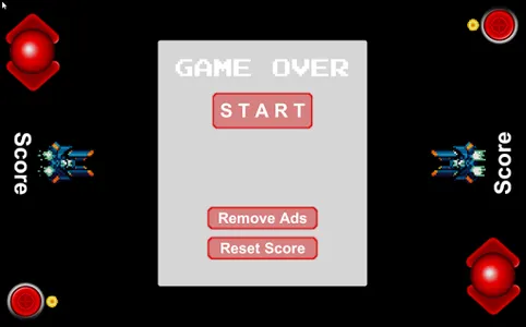 Two Players - Spaceship Shoot screenshot 1