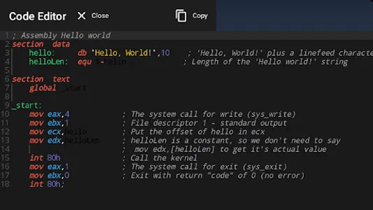 Assembly Compiler & IDE screenshot 24
