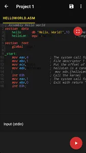 Assembly Compiler & IDE screenshot 3