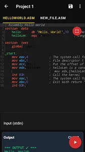 Assembly Compiler & IDE screenshot 7