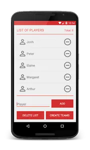 Basket Team Maker screenshot 0