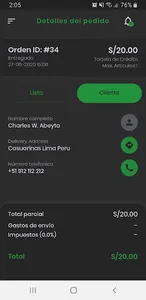Demo delivery - All delivery screenshot 1
