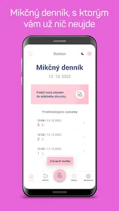 MoliApp Mikčný denník screenshot 0