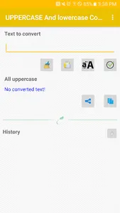 UPPERCASE And lowercase Conver screenshot 0