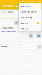 UPPERCASE And lowercase Conver screenshot 1