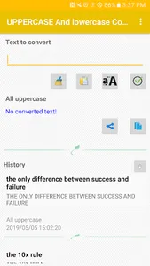 UPPERCASE And lowercase Conver screenshot 2