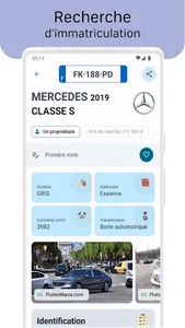 Immatriculation du véhicule screenshot 0