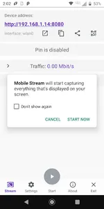 Mobile Screen Stream For Web screenshot 2