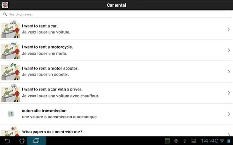 Travel Interpreter Phrasebook screenshot 14