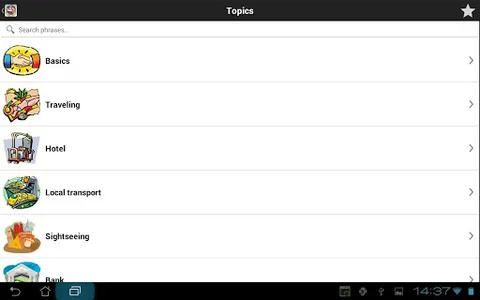 Travel Interpreter Phrasebook screenshot 9