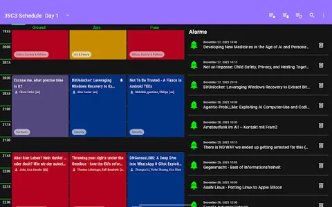 36C3 Schedule screenshot 12