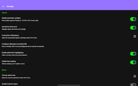 36C3 Schedule screenshot 13