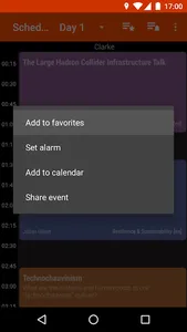 36C3 Schedule screenshot 2