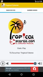 Tropical Estereo screenshot 0