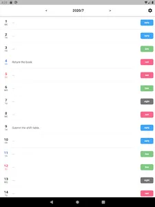 1day Schedule screenshot 7