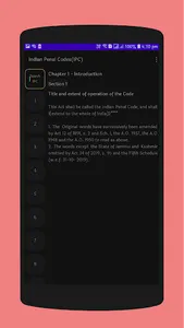 IPC - Indian Penal Code screenshot 1