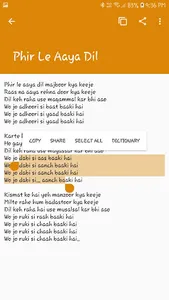 LyricsHunt : Hindi Songs Lyric screenshot 3