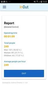 InOut social distancing screenshot 3