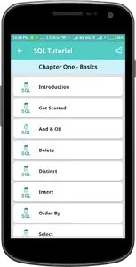 SQL Tutorial screenshot 2