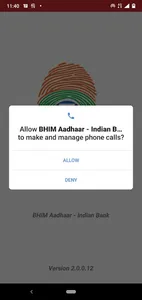 Bhim Aadhaar - Indian Bank screenshot 0