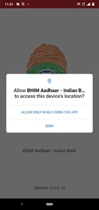 Bhim Aadhaar - Indian Bank screenshot 18