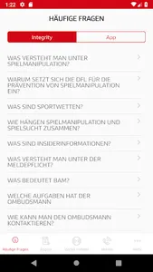 DFL Integrity App screenshot 0