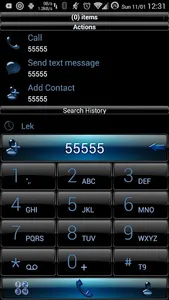 Theme RocketDial Dusk B Blue screenshot 0